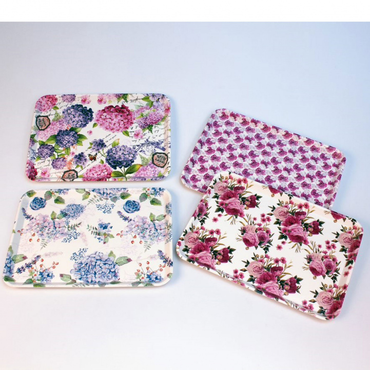 Tray 31x22 cm Flower in the group Household & Kitchen / Serving / Washers at Campingvaruhuset i Norden AB (76204)