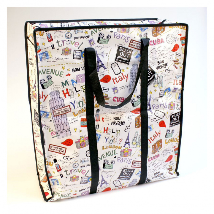Storage bag Xl Cities 62x55x25 cm in the group Home & Interior / Storage at Campmarket (76219)