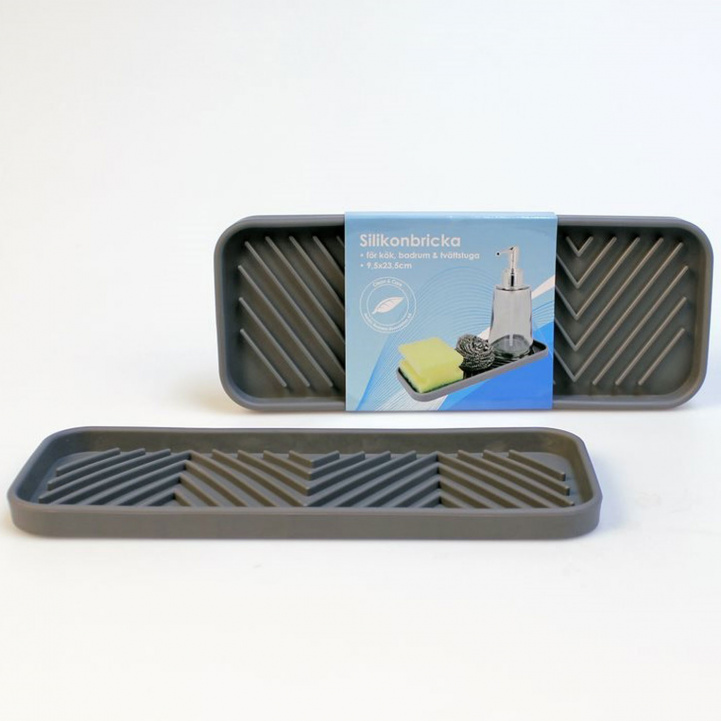Silicone Tray 23.5 cm For Kitchen/Bathroom in the group Water & Sanitation / Bathroom items at Campmarket (76221)