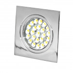 Recessed LED spotlight with switch