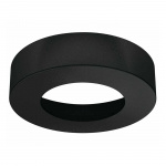 Round frame for surface mounting