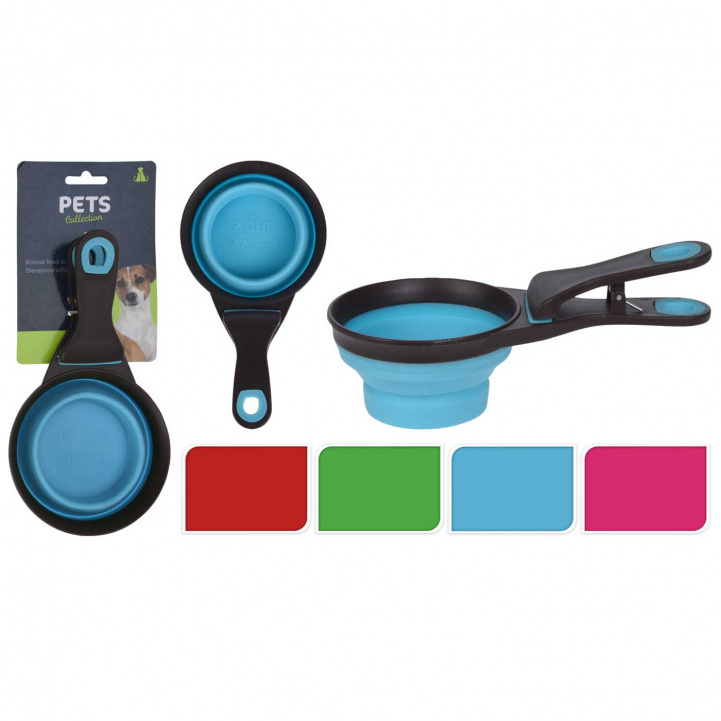 Animal food scoop with clamp in the group Other / For the Pets at Campingvaruhuset i Norden AB (76423)