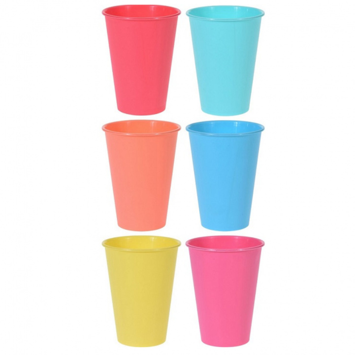 Colored Mugs 6-pack in the group Household & Kitchen / Glass & Mugs / Drinking glass at Campingvaruhuset i Norden AB (76444)