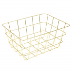 Storage basket Brass 24x18x12cm Storage basket Brass 24x18x12cm