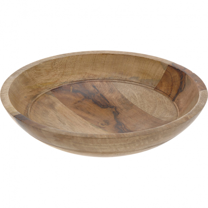 Bowl Mango wood 30x6.8cm in the group Household & Kitchen / Serving / Washers at Campingvaruhuset i Norden AB (76486)