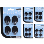 Self-adhesive Hooks 4-pack Black Self-adhesive Hooks 4-pack Black