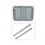 Bamboo camping table 75x55cm