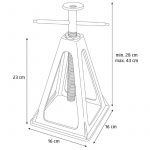 Campout Support Leg Aluminum 900 kg/piece 4-Pack