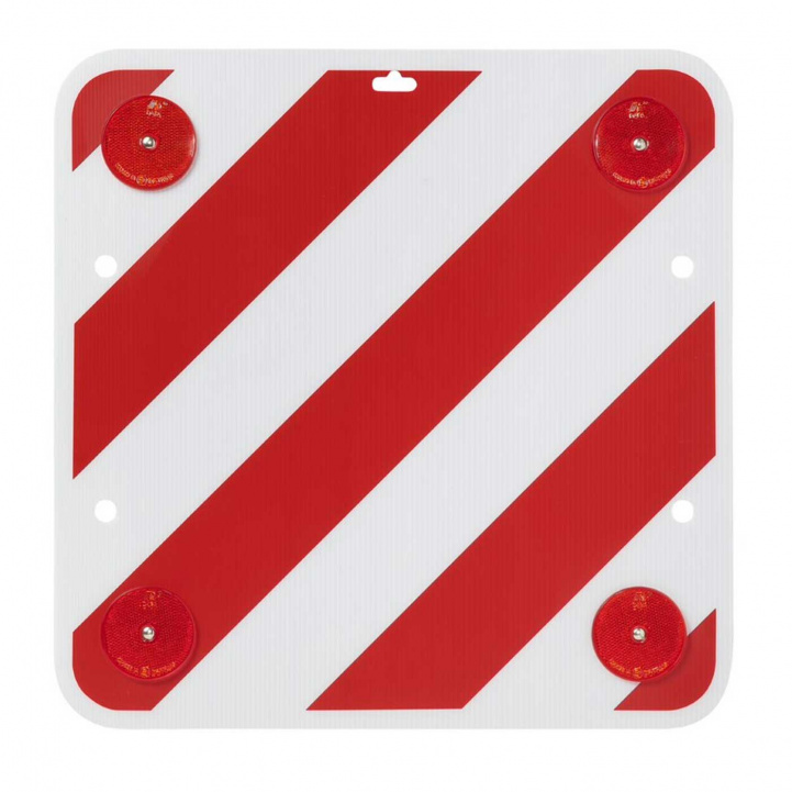 ProPlus Warning Sign Plastic 50x50cm With Reflectors in the group Other / Security / Other Security at Campmarket (76644)
