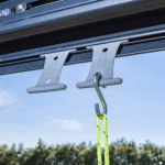 Campout Hanger with S-hook for Tent Rails 5 - 8 mm 6-pack Campout Hanger with S-hook for Tent Rails 5 - 8 mm 6-pack