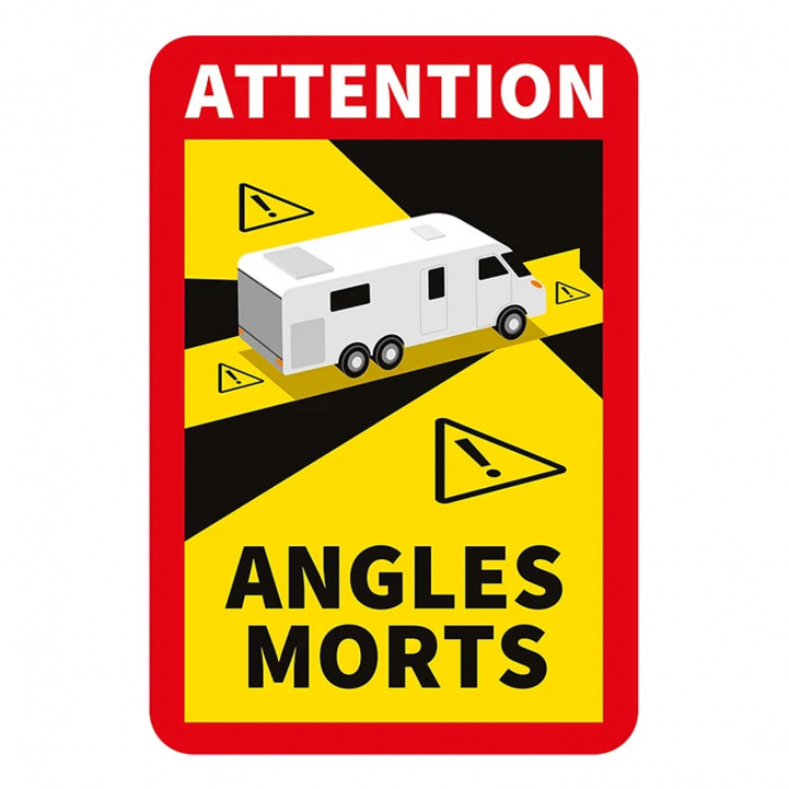 ProPlus Sticker Attention Dead Angles! Motorhome in the group Caravan & Motorhome / Chassis / Other at Campingvaruhuset i Norden AB (76715)