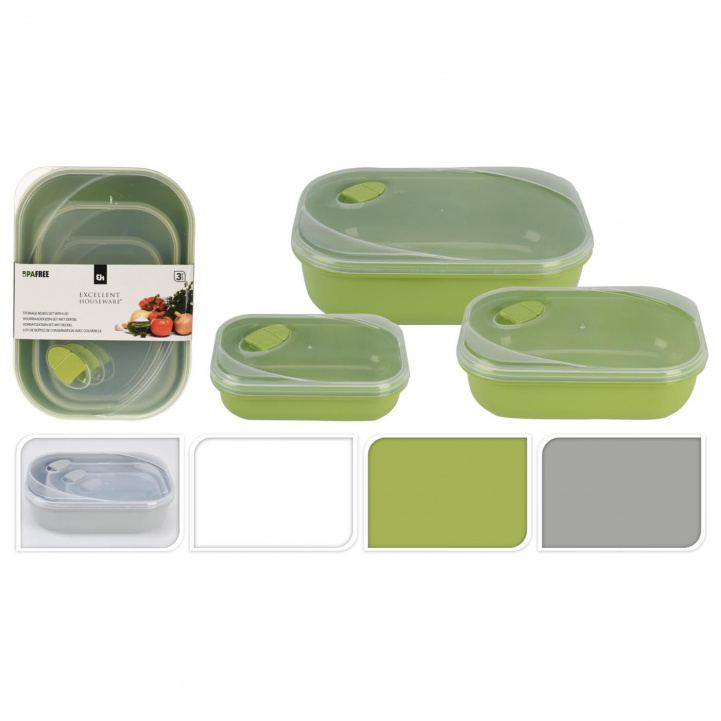 Meal Prep Set 6 pieces in the group Household & Kitchen / Kitchen accessories / Food & Pantry Storage at Campingvaruhuset i Norden AB (76875)