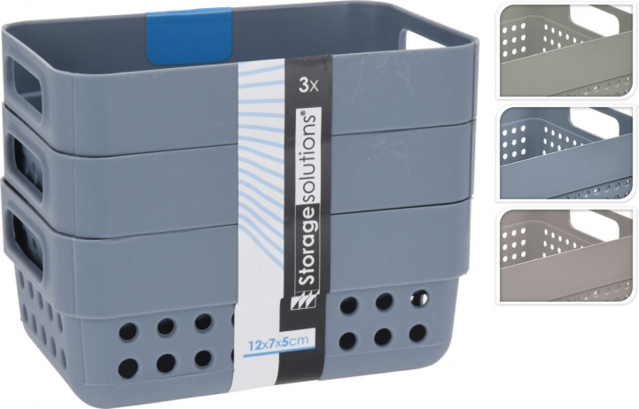 Storage basket 3-pack 0.35l in the group Home & Interior / Storage at Campingvaruhuset i Norden AB (76876)