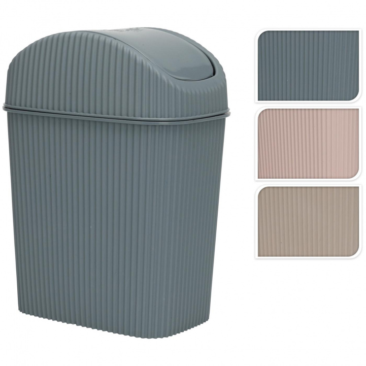 Trash Can Small 2.5l Grey in the group Household & Kitchen / Laundry, Cleaning & Dishes at Campmarket (76882)