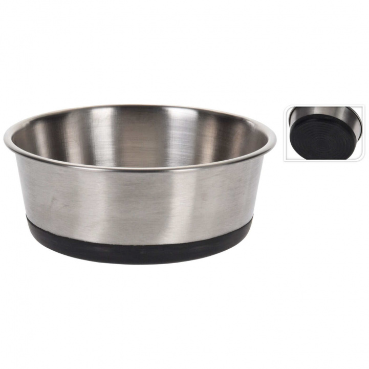 Dog food bowl Stainless steel 16x6cm in the group Other / For the Pets at Campmarket (76935)