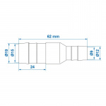 ProPlus Reduction 19-12mm 2-pack ProPlus Reduction 19-12mm 2-pack