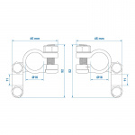 ProPlus Battery Cable Lugs 2pcs (1+ and 1-) ProPlus Battery Cable Lugs 2pcs (1+ and 1-)