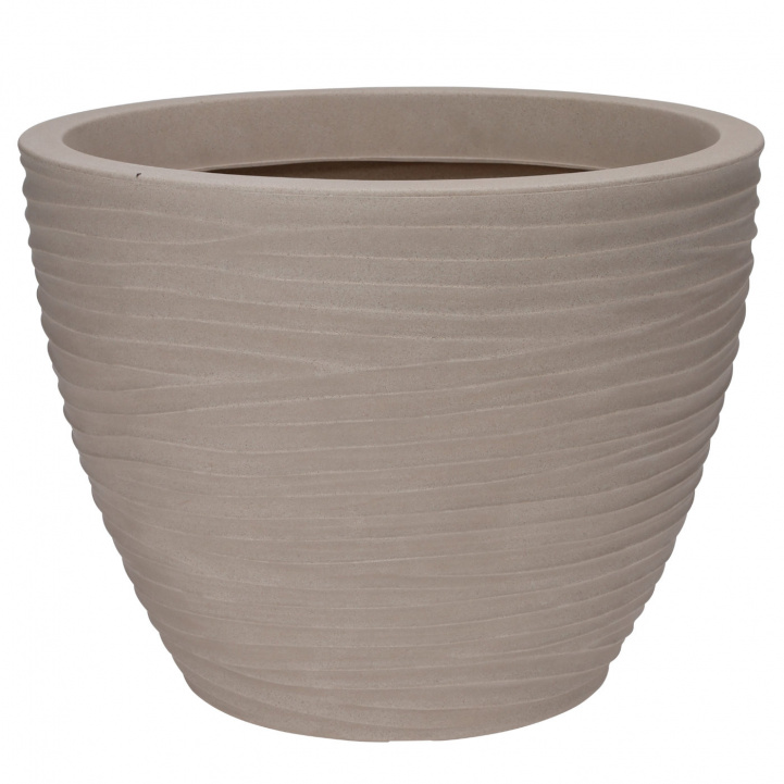 Flower pot Sand 50cm Flower pot Sand Height 37cm Diameter 48cm in the group Home & Interior / Decoration & Comfort at Campingvaruhuset i Norden AB (77248)