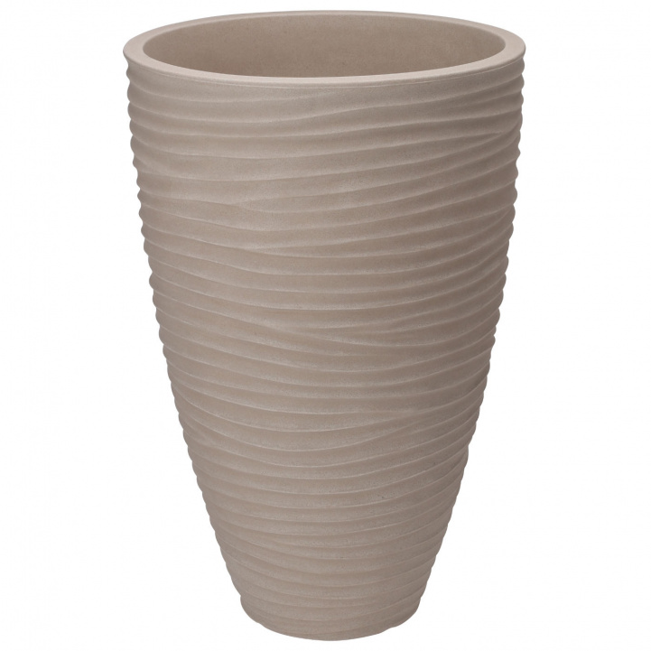 Flower pot Sand Round Height 60cm Diameter 39cm in the group Home & Interior / Decoration & Comfort at Campingvaruhuset i Norden AB (77250)
