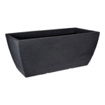 Ribbed Flower Box 79x39cm Anthracite Ribbed Flower Box 79x39cm Anthracite
