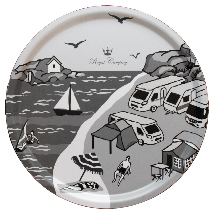 Royal Camping Tray Smögen Round 38cm in the group Household & Kitchen / Serving / Washers at Campingvaruhuset i Norden AB (77596)
