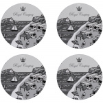Royal Camping Glass Coasters Smögen 4-pack Royal Camping Glass Coasters Smögen 4-pack