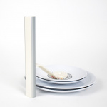 Plate holder with arm Plate holder with arm