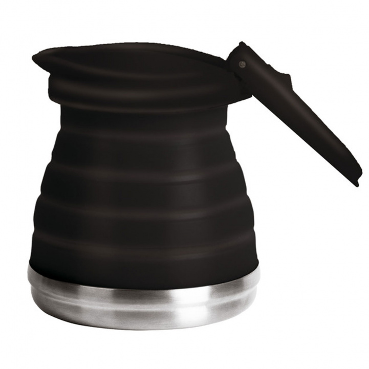 Silicone Kettle Black 800ml in the group Household & Kitchen / Kitchen appliances / Coffee/water kettle at Campingvaruhuset i Norden AB (77688)