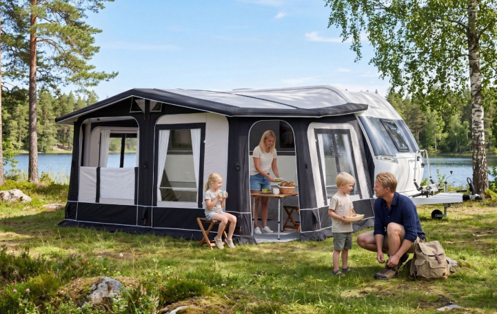 Doréma Luxor Air 280 KT in the group Awning & Canopies / Awning Caravan / Air tent Caravan / A-measurement adapted Air Tent Caravan at Campingvaruhuset i Norden AB (77740)