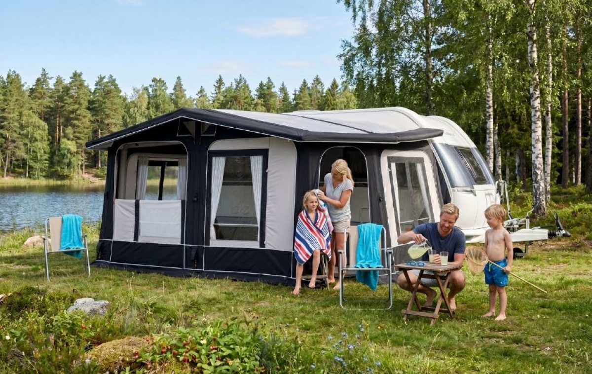 Doréma Luxor Air 280 KT in the group Awning & Canopies / Awning Caravan / Air tent Caravan / A-measurement adapted Air Tent Caravan at Campingvaruhuset i Norden AB (77740)