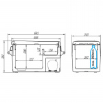 Carbest Cool Box Campcooler 30L Carbest Cool Box Campcooler 30L