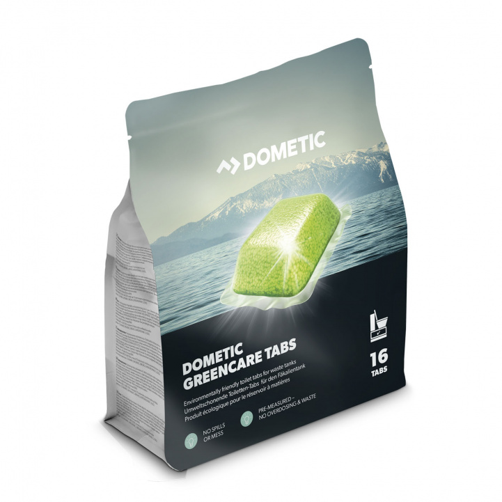 Dometic GreenCare Tabs 16 pcs in the group Water & Sanitation / Chemicals & Accessories / Toilet/Tank cleaning & Accessories at Campingvaruhuset i Norden AB (77862)