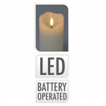 LED Block Candle 7x10cm LED Block Candle 7x10cm