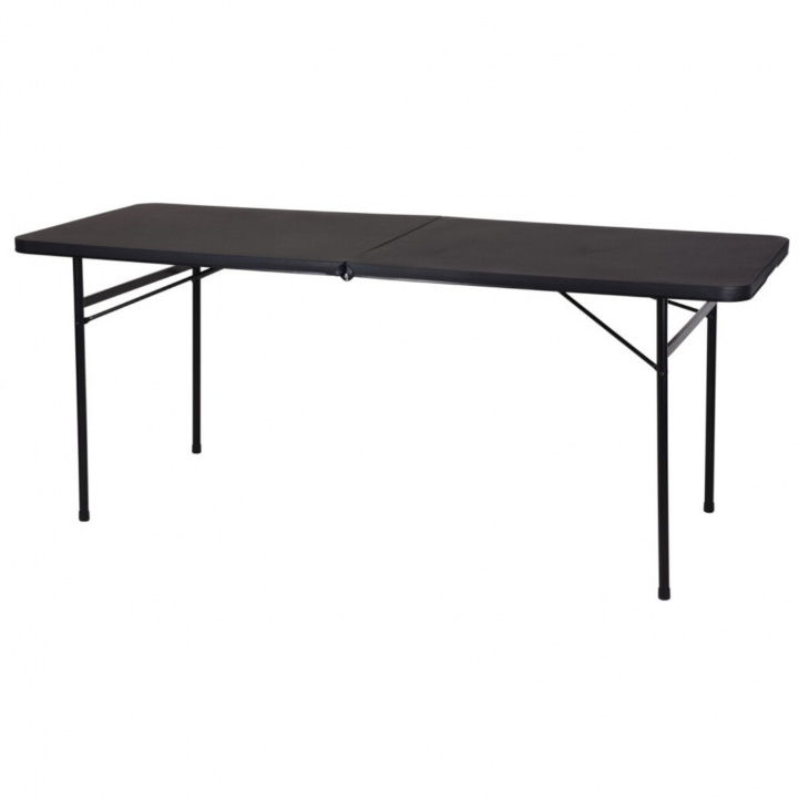 Folding Camping Table 180x73cm Black in the group Camping furniture / Camping table at Campingvaruhuset i Norden AB (77941)