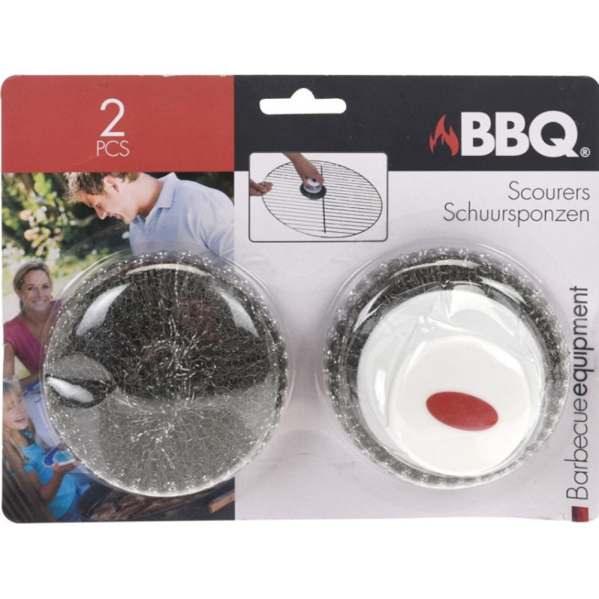 Sponge for BBQ 2-pack in the group Household & Kitchen / Grills / Grill accessories at Campingvaruhuset i Norden AB (77954)