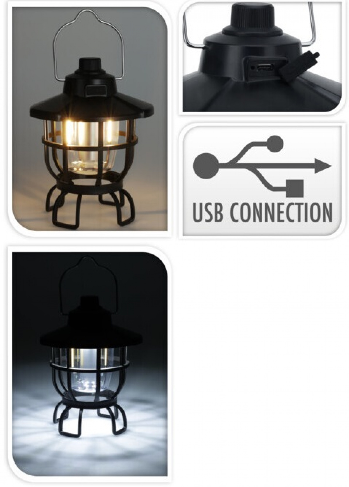 Camping Lamp Lighthouse in the group Home & Interior / Lighting & Lanterns at Campingvaruhuset i Norden AB (77984)