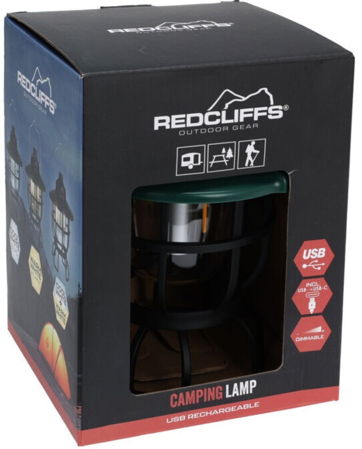 Camping Lamp Lighthouse in the group Home & Interior / Lighting & Lanterns at Campingvaruhuset i Norden AB (77984)