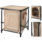 Camping table with cabinet Camping table with cabinet