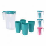 Pitcher with plastic glass Pitcher with plastic glass
