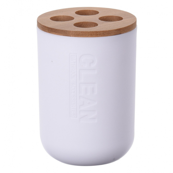 Toothbrush holder Bamboo in the group Water & Sanitation / Bathroom items at Campingvaruhuset i Norden AB (78176)