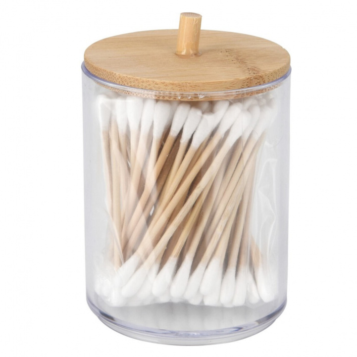 Cotton swabs with storage in the group Water & Sanitation / Bathroom items at Campingvaruhuset i Norden AB (78181)