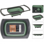 Collapsible dish basin