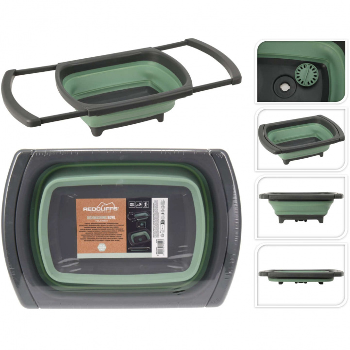 Collapsible Dish Basin in the group Household & Kitchen / Laundry, Cleaning & Dishes / Dish rack at Campmarket (78191)