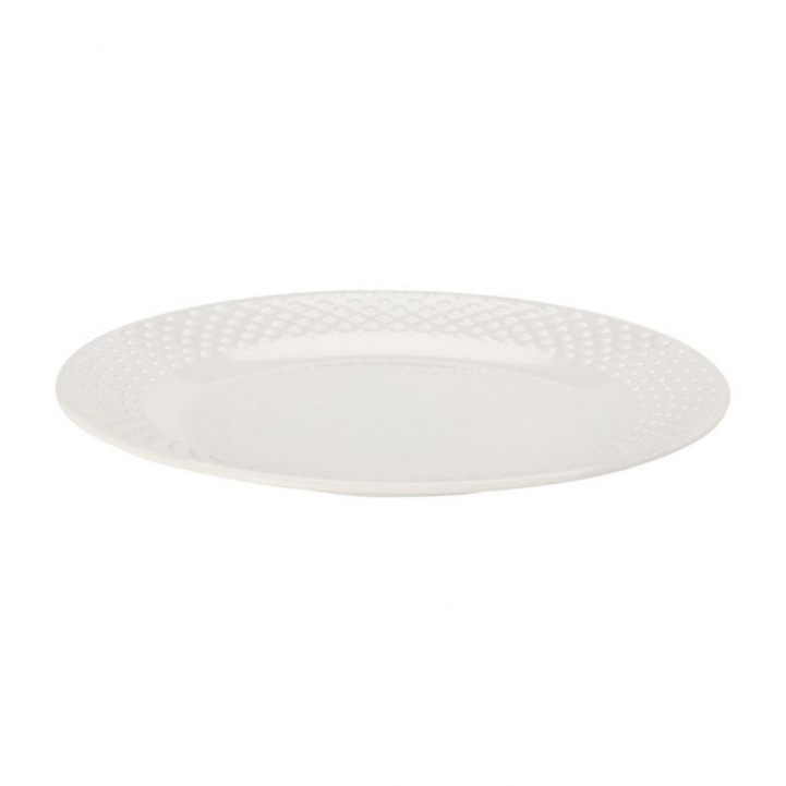 Plate Large White Melamine in the group Household & Kitchen / Serving / Plates at Campingvaruhuset i Norden AB (78212)