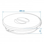 ProPlus Collapsible Bucket With Lid 5L ProPlus Collapsible Bucket With Lid 5L