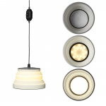 ProPlus Hanging LED Lamp Foldable Silicone White ProPlus Hanging LED Lamp Foldable Silicone White