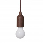 ProPlus Retro Lamp Wood Motif With 90 cm Cord ProPlus Retro Lamp Wood Motif With 90 cm Cord