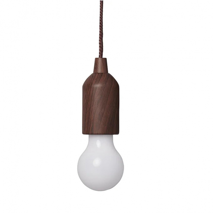 ProPlus Retro Lamp Wood Motif With 90 cm Cord in the group Home & Interior / Lighting & Lanterns at Campmarket (78408)
