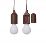 ProPlus Retro Lamp Wood Motif With 90 cm Cord ProPlus Retro Lamp Wood Motif With 90 cm Cord