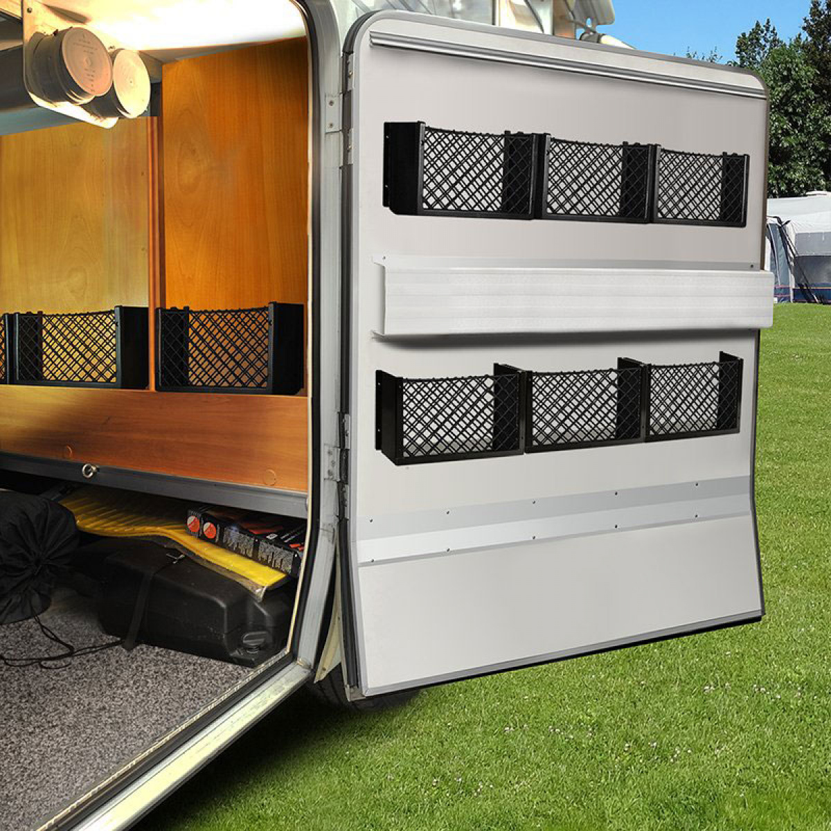 ProPlus Aluminum Frame 80mm for Storage Net Elastic in the group Caravan & Motorhome / Chassis / Other at Campingvaruhuset i Norden AB (78437)